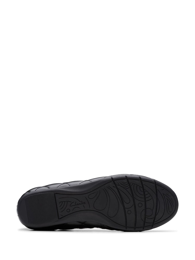 Clarks Black Older Girls Dance Cap Ballerina Shoes - Image 6 of 6 Clarks Black Older Girls Dance Cap Ballerina Shoes - Image 6 of 6
