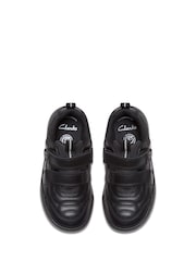 Clarks Black Standard Fit (F) Younger Boys Laser Cross Trainers - Image 4 of 6