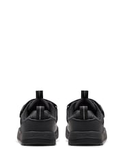 Clarks Black Standard Fit (F) Younger Boys Laser Cross Trainers - Image 5 of 6