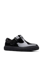 Clarks Black Standard Fit (F) Younger Girls Cove Hope Mary Jane Shoes - Image 3 of 6