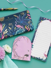 Sara Miller Blue Savannah Pencil Case and Pen Set - Image 5 of 5