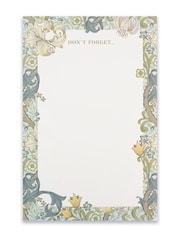 William Morris Gold Golden Lily Listpad and Laser Cut Metal Bookmark - Image 4 of 6