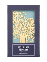 William Morris Gold Golden Lily Listpad and Laser Cut Metal Bookmark - Image 6 of 6