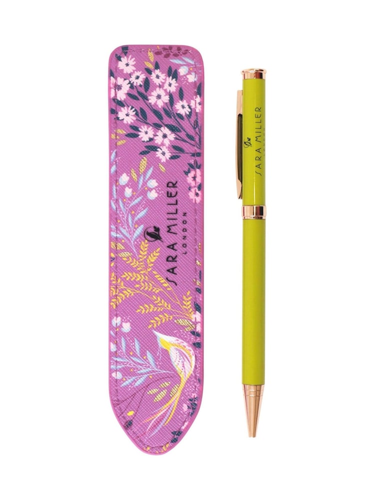Sara Miller Purple Haveli Garden Pen & Faux Leather Case Set - Image 1 of 7 Sara Miller Purple Haveli Garden Pen & Faux Leather Case Set - Image 1 of 7