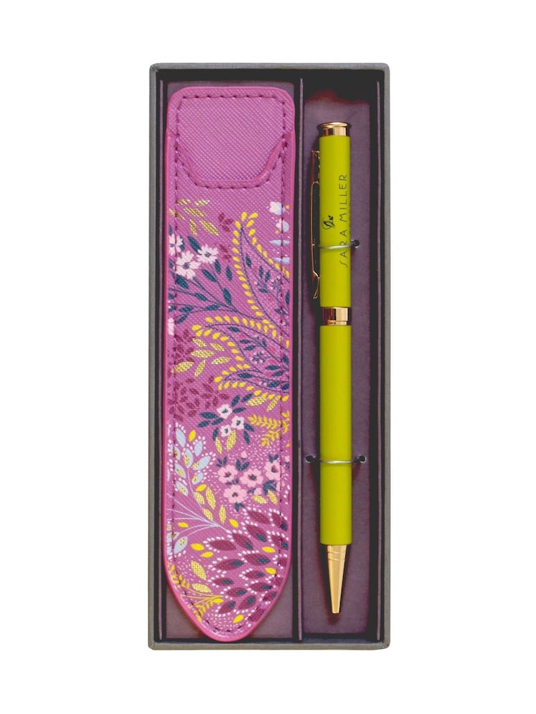 Sara Miller Purple Haveli Garden Pen & Faux Leather Case Set - Image 2 of 7 Sara Miller Purple Haveli Garden Pen & Faux Leather Case Set - Image 2 of 7