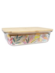 Sara Miller Clear Savannah Glass Lunch Box - Image 3 of 5