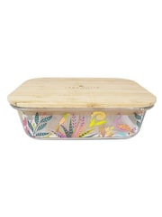 Sara Miller Clear Savannah Glass Lunch Box - Image 5 of 5