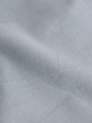 Light Blue Smart Cotton Blend Side Adjuster Shorts With Linen and Lyocell - Image 2 of 4