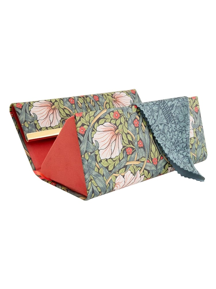 William Morris Green Pimpernel Foldable Glasses Case - Image 2 of 6