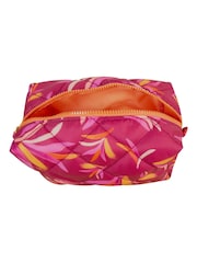 Portico Designs Orange Flawsome Large Quilted Toiletries Bag - Image 2 of 5