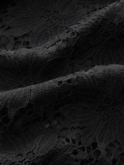 Black Lace Column Skirt - Image 7 of 8