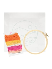 Portico Designs Flawsome Abstract Sunset Embroidery Kit - Image 3 of 3