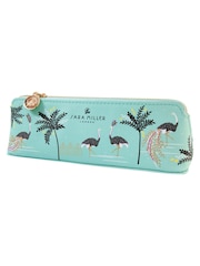 Sara Miller Savannah Ostrich Faux Leather Pencil Case - Image 3 of 5