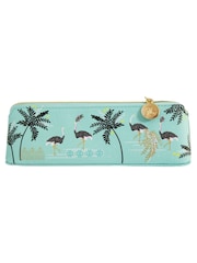 Sara Miller Savannah Ostrich Faux Leather Pencil Case - Image 4 of 5