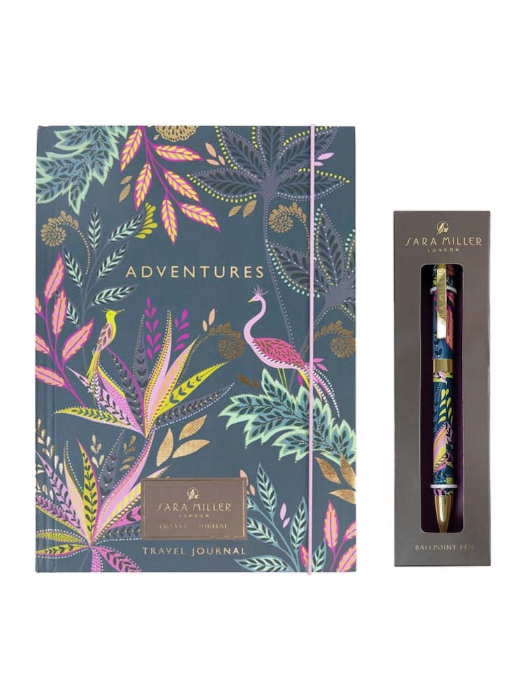 Sara Miller Blue Savannah Travel Journal and Pen Set - Image 1 of 6