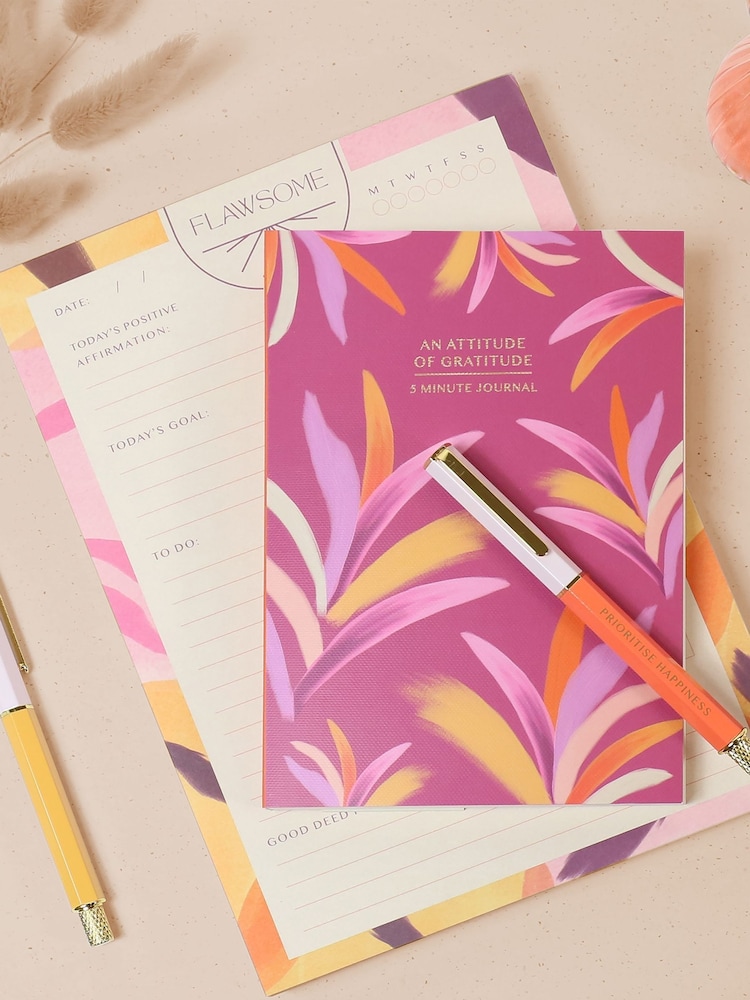 Portico Designs Orange Flawsome Gratitude in 5 Minutes Gift Set - Image 2 of 6