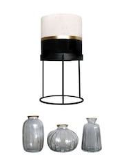 Portico Designs Grey Urban Gardener Bud Vases & Plant Pot Gift Set - Image 1 of 6