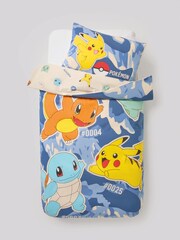 Blue Pokemon Duvet Cover and Pillowcase Set - Image 1 of 3