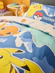 Blue Pokemon Duvet Cover and Pillowcase Set - Image 4 of 4
