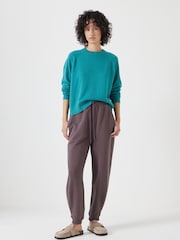 Hush Green Jasmine Cashmere Rib Detail Jumper - Image 2 of 4
