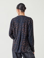 Hush Animal Print Fernanda Blouse - Image 2 of 4