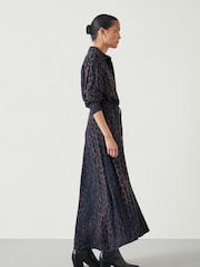 Hush Animal Print Rosey Midi Shirt Dress - Image 3 of 5