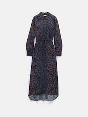 Hush Animal Print Rosey Midi Shirt Dress - Image 5 of 5