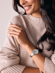 Silver Tone Sparkle Dial Expander Watch - Image 2 of 6