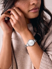 Silver Tone Sparkle Dial Expander Watch - Image 3 of 6