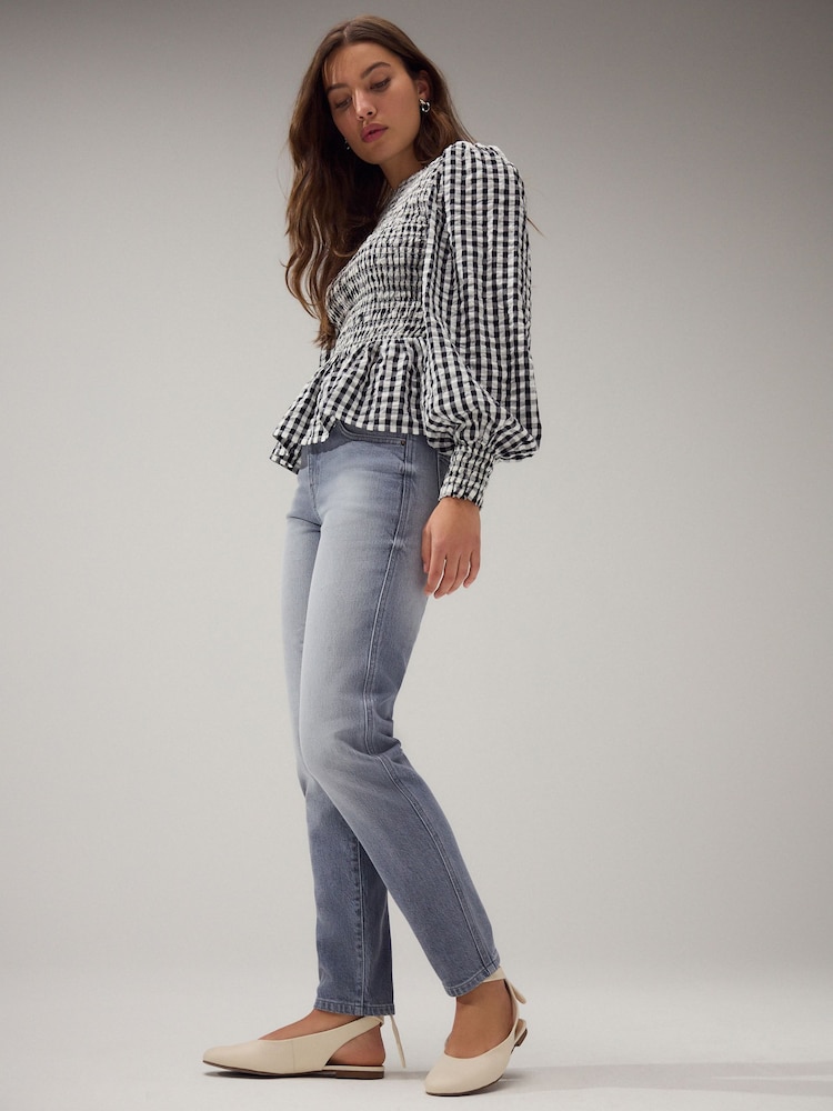Grey Mom Comfort Stretch Jeans - Image 2 of 8
