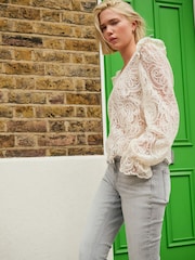 Grey Low Rise Bootcut Jeans - Image 2 of 6