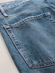 Mid Blue Boyfriend Turn Up Jeans - Image 9 of 10