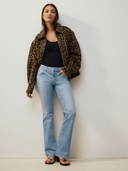 Blue Tinted Low Rise Bootcut Jeans - Image 2 of 8