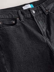 Black Mid Rise Ankle Straight Leg Jeans - Image 2 of 4