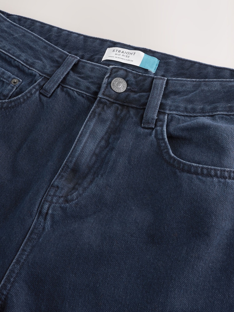 Tintenblau - Gerade geschnittene Jeans - Bild 2 von 5 Tintenblau - Gerade geschnittene Jeans - Bild 2 von 5