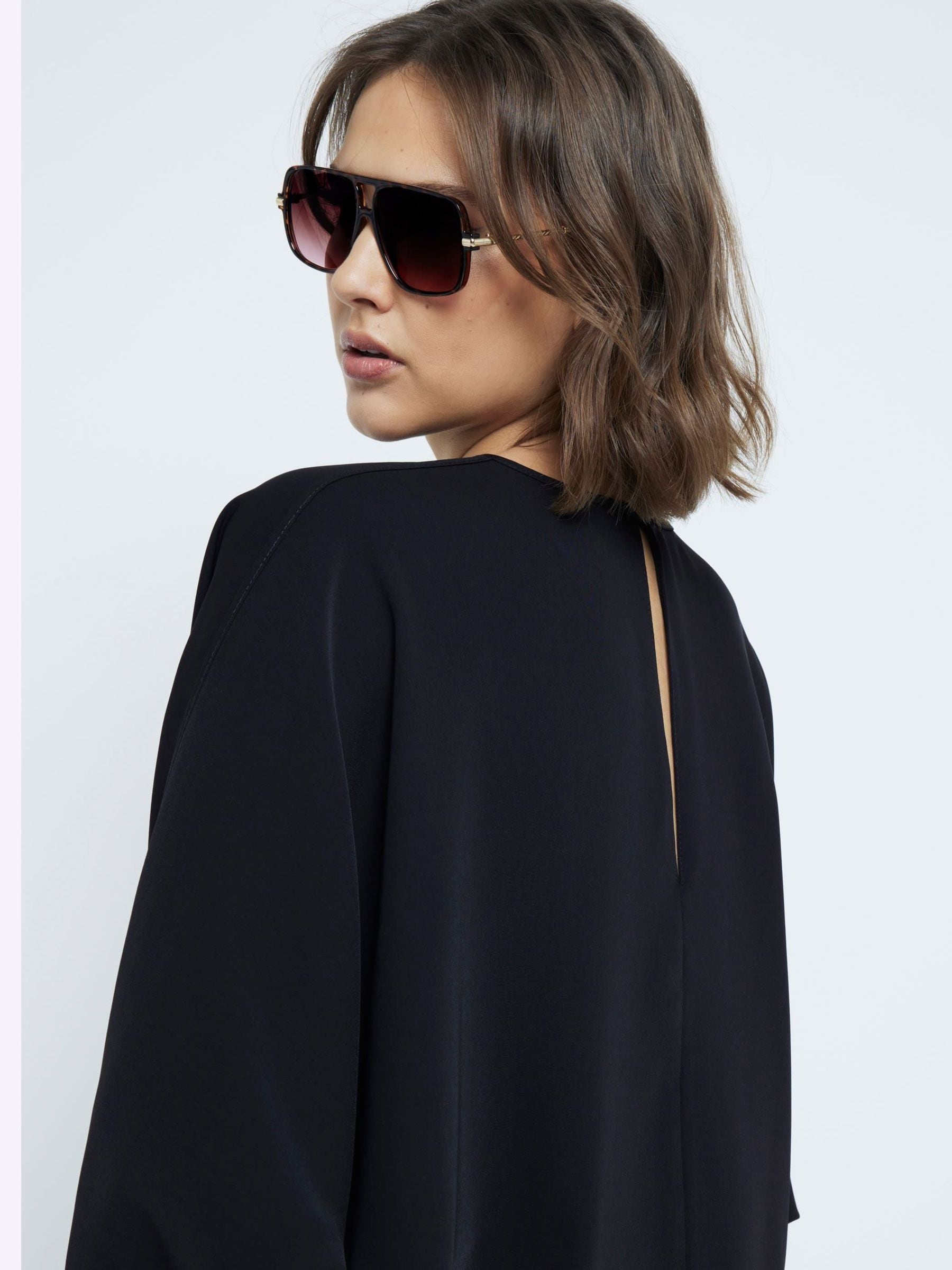 Buy River Island Black Batwing Top from Next USA
