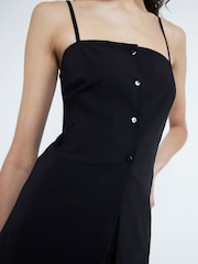 River Island Black Button Down Cami Top - Image 1 of 6