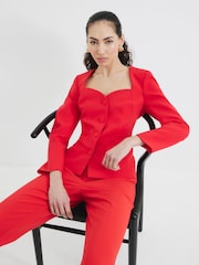 River Island Sweetheart Neckline Blazer - Imagen 1 de 4