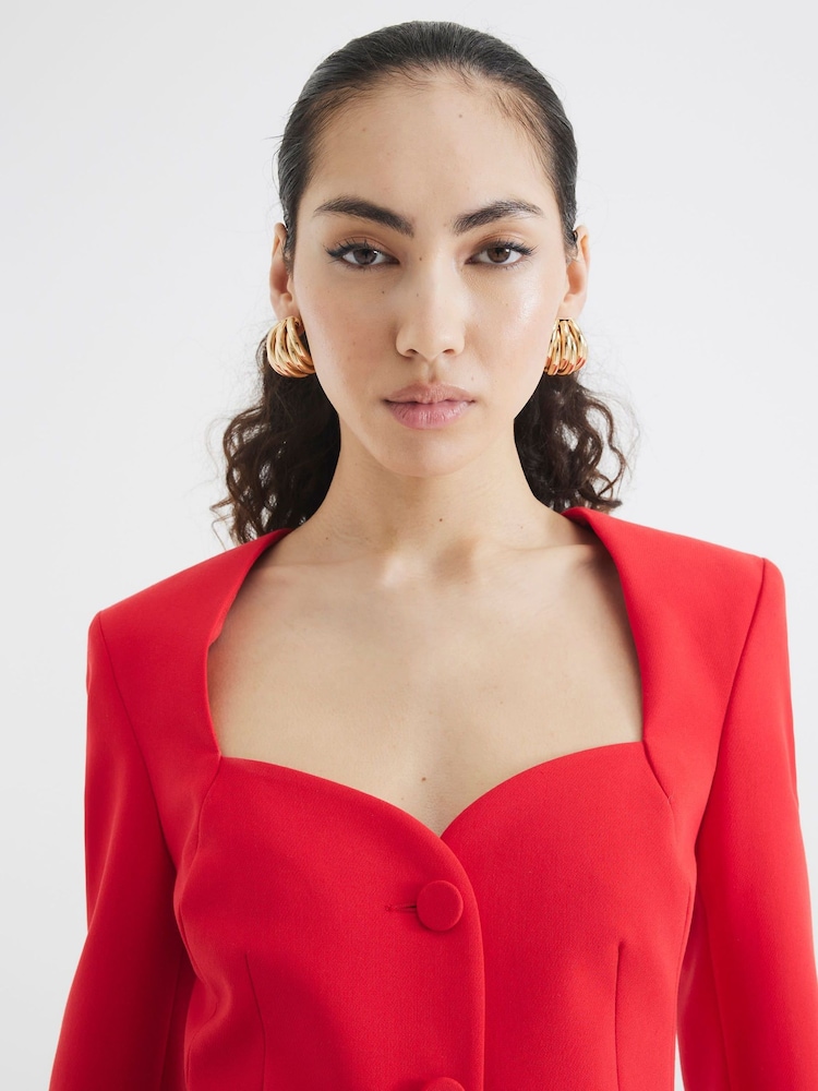 Блейзер River Island с вырезом в форме сердца - Изображение 4 из 4 Блейзер River Island с вырезом в форме сердца - Изображение 4 из 4