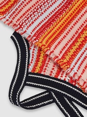 Reiss Amira Cotton Striped Knit Dress - Imagen 4 de 4