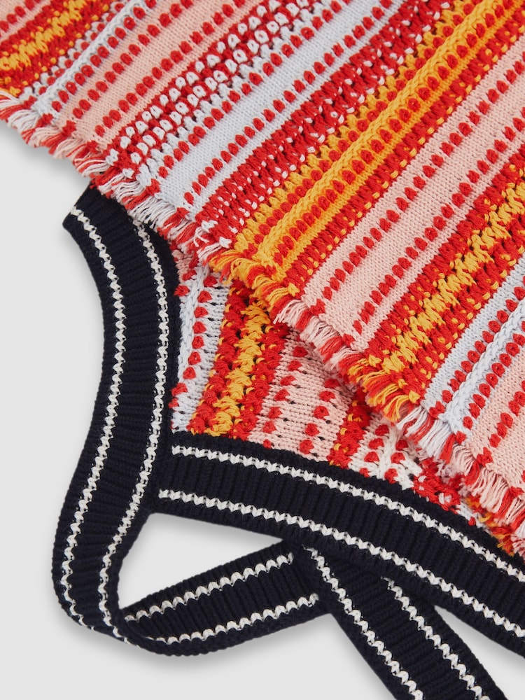 Reiss Amira Cotton Striped Knit Dress - Imagen 4 de 4