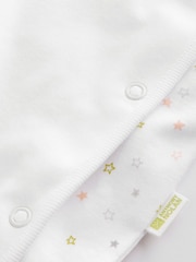 Blanco - Baby Anthony Nolan Tiny but Mighty Charity 100% Cotton Sleepsuit (0-6mths) - Imagen 7 de 7