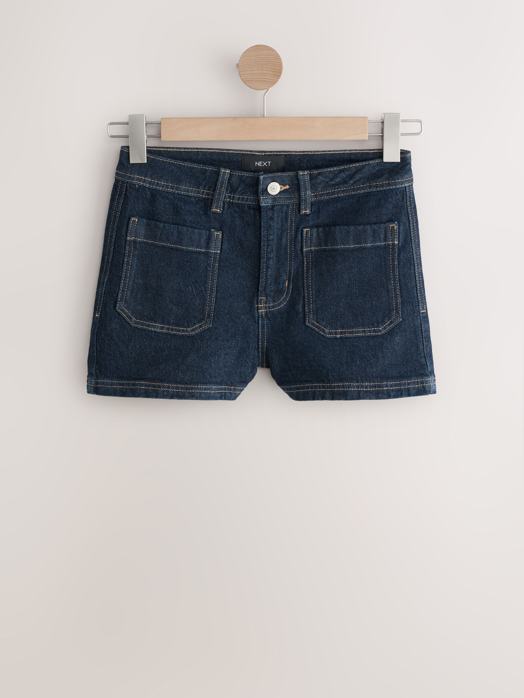 Buy Indigo Blue Patch Pocket Mini Denim Shorts from the Next UK