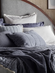 Secret Linen Store Finn 100% Cotton Quilted Cushion Cover - Изображение 2 из 4