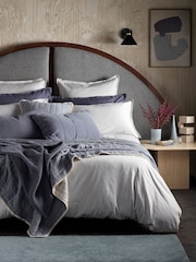 Secret Linen Store Finn 100% Cotton Quilted Cushion Cover - Изображение 3 из 4