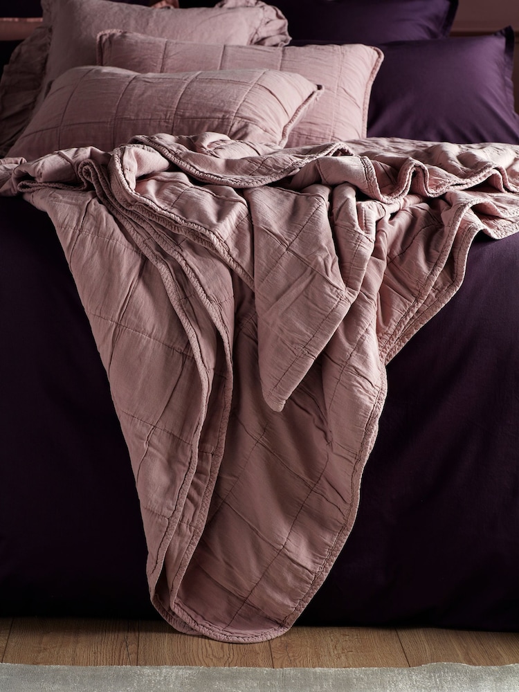 Стеганое покрывало из % хлопка Secret Linen Store Finn 100 - Image 1 of 4