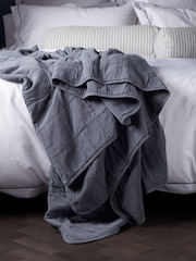 Стеганое покрывало из % хлопка Secret Linen Store Finn 100 - Image 1 of 4