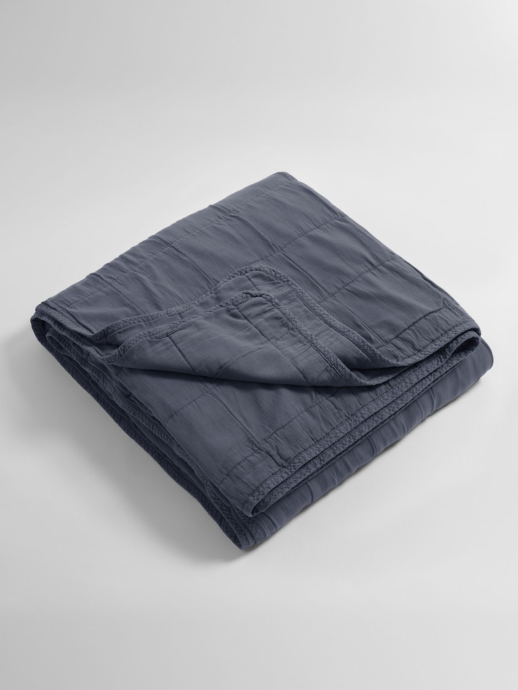 Стеганое покрывало из % хлопка Secret Linen Store Finn 100 - Image 4 of 4