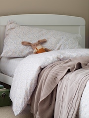 Secret Linen Store Mink Baby Bailey 100% Organic Cotton Knitted Blanket - Image 2 of 4