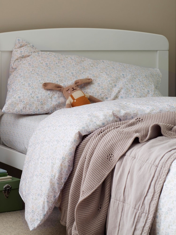 Secret Linen Store Mink Baby Bailey 100% Organic Cotton Knitted Blanket - Image 2 of 4